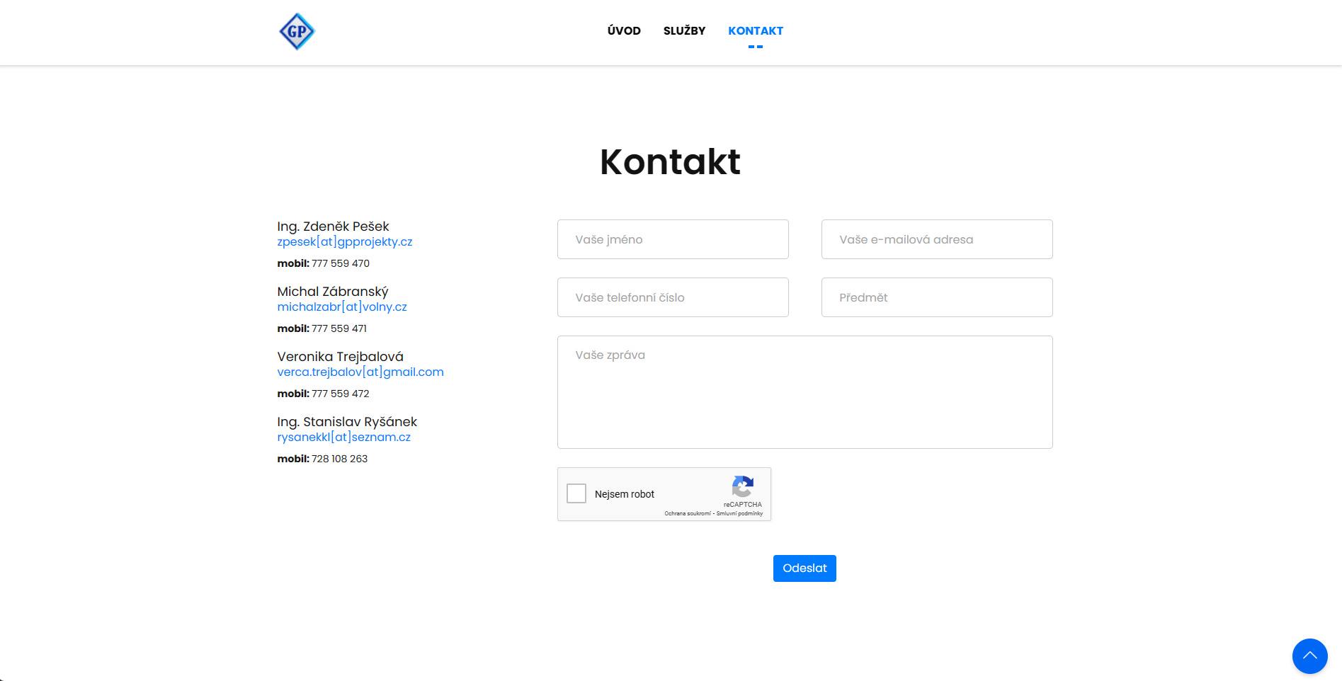 GP Projekty - projekční kancelář