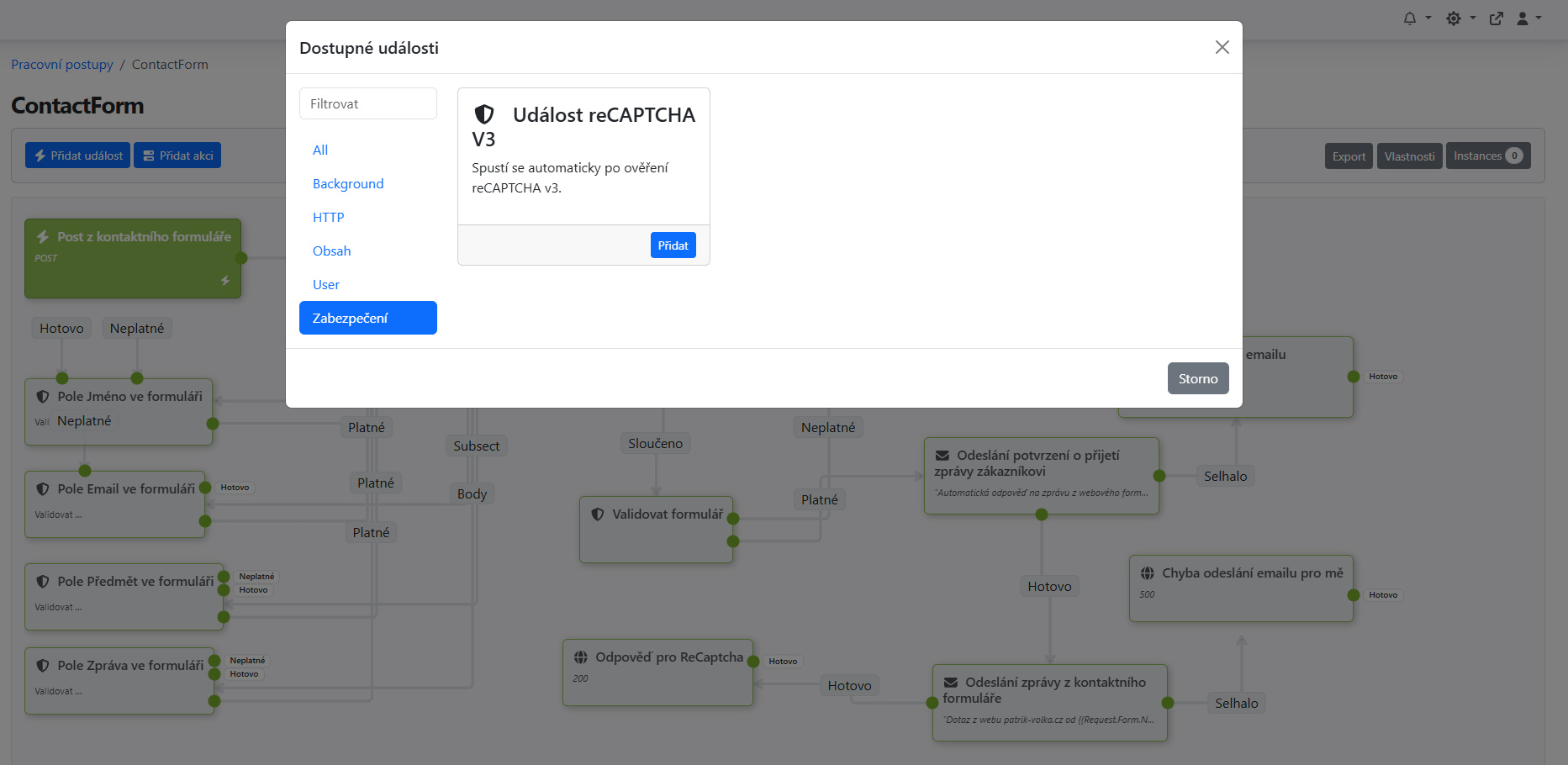 Modul ReCaptcha V3