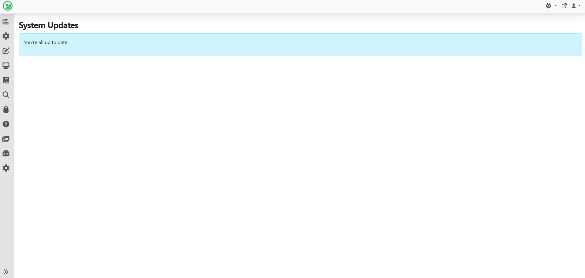 Systémové informace pro OrchardCore